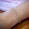 contrasting beaded bracelet - Image 3
